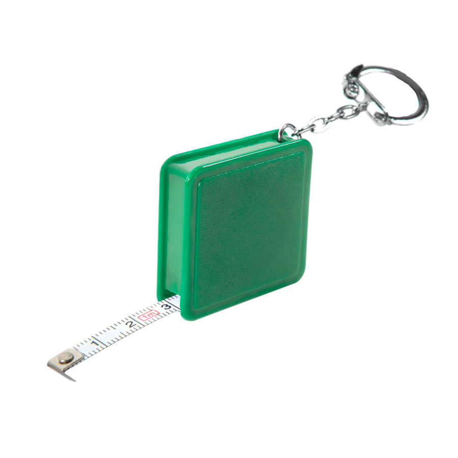 Брелок-рулетка (1 м), зеленый-1
