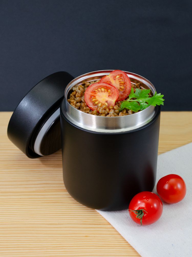 Термос для еды Food Truck, черный-2