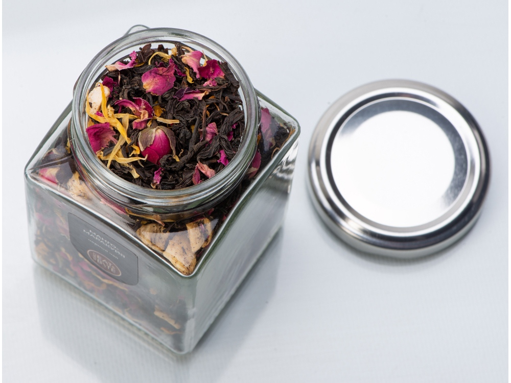 Чай черный, серия Bouquet, манго-маракуйя, стеклянная банка-2