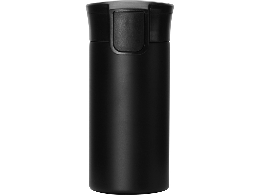Вакуумная термокружка с кнопкой Upgrade, Waterline, тубус, черный-4