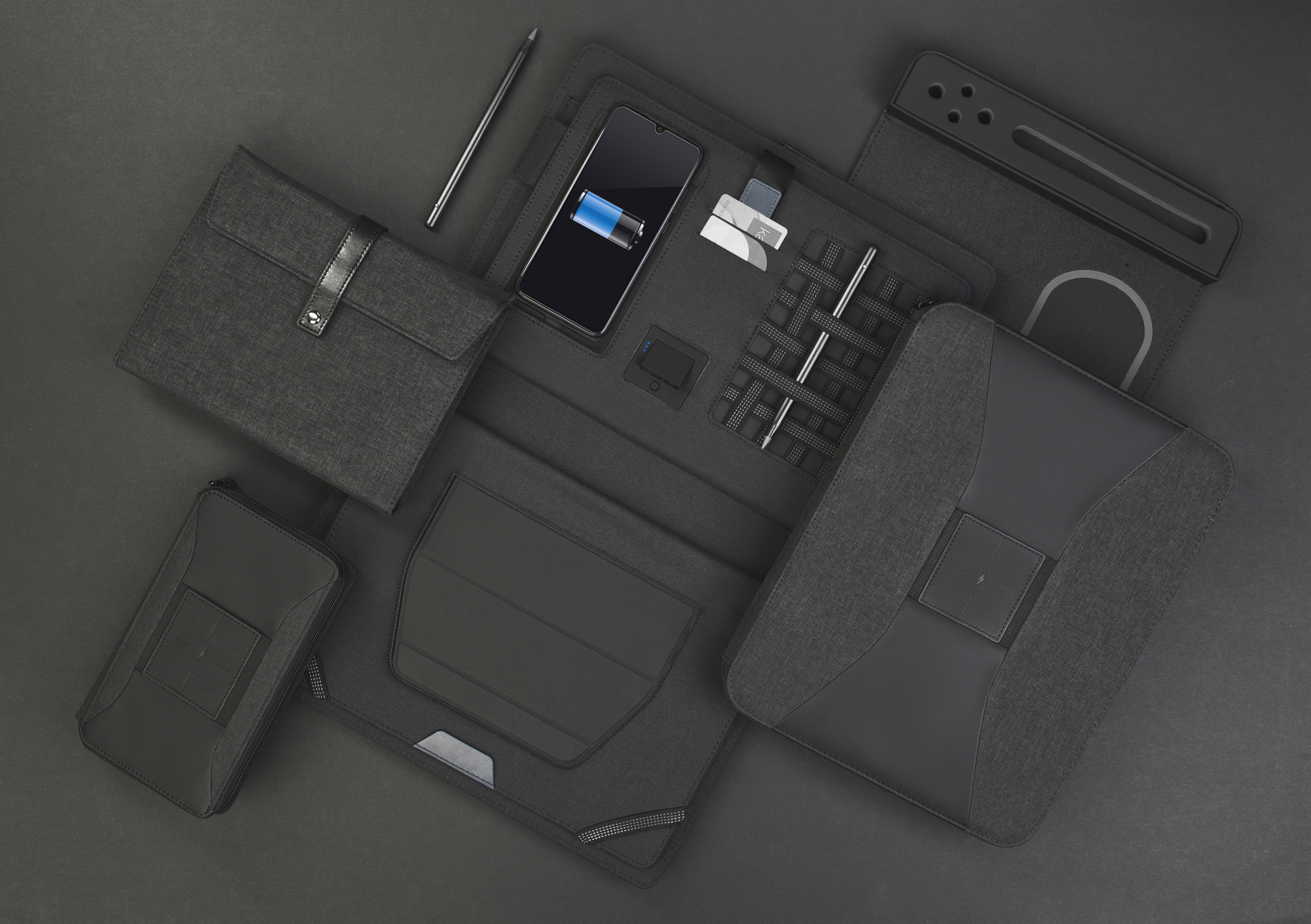 Настольная подставка с беспроводным зарядным устройством-1