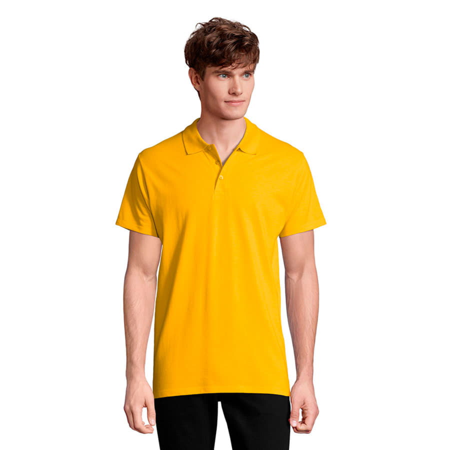 Рубашка поло мужская SPRING II 210, желтый-1