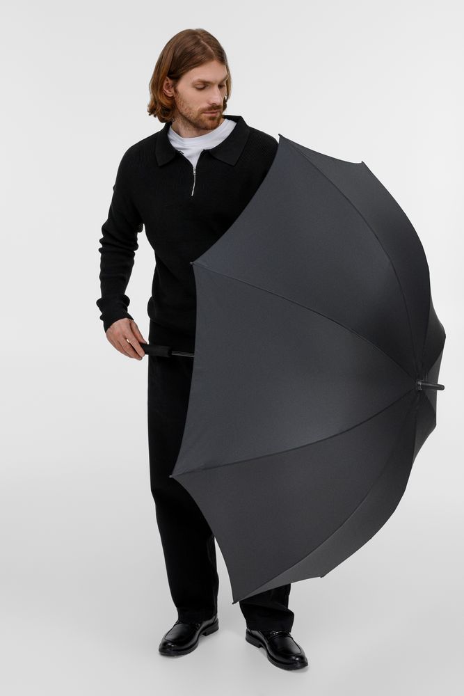 Зонт-трость U.900, черный-6