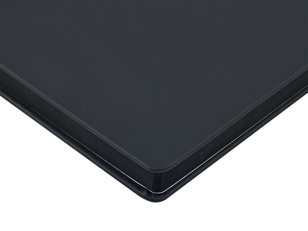 Ежедневник А5 Megapolis Color New soft-touch, черный-2