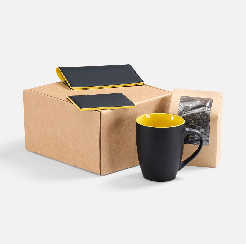 Набор Multimo Tea, черный с желтым-0