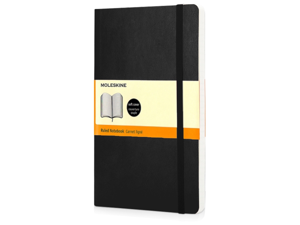 Подарочный набор Moleskine Indiana с блокнотом А5 Soft и ручкой, черный-2