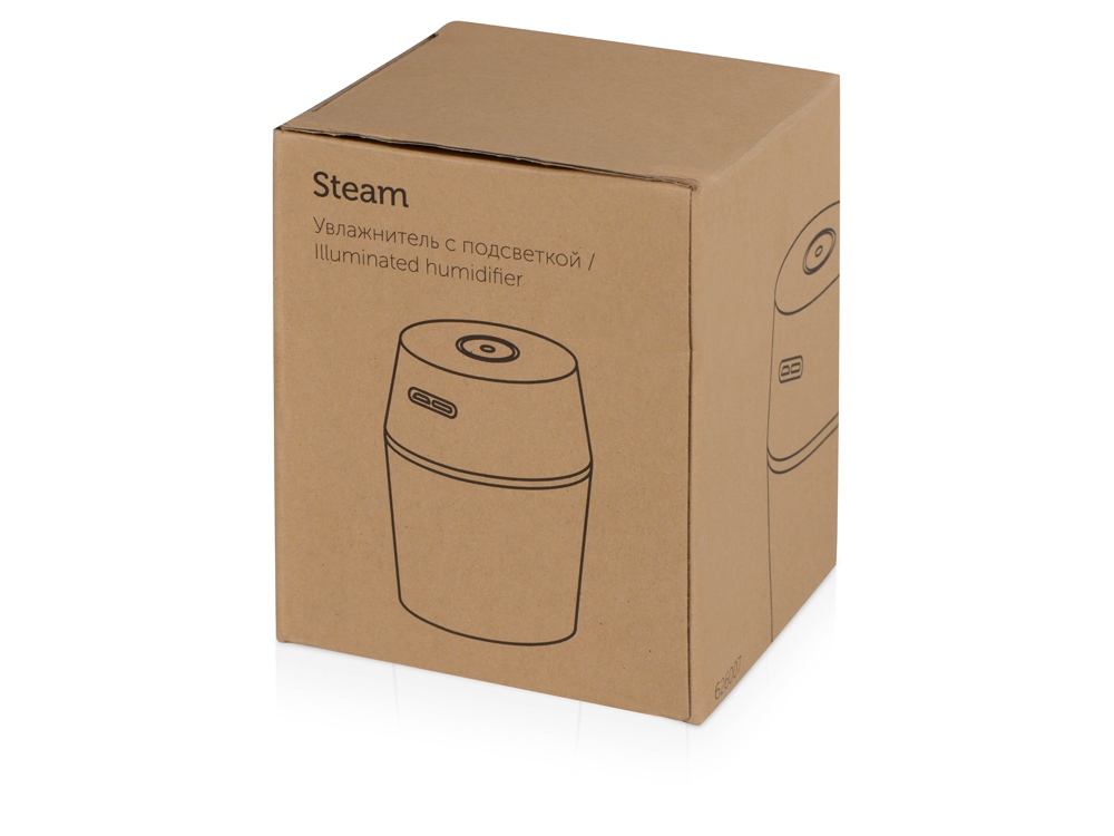 USB Увлажнитель воздуха с подсветкой Steam, белый-6