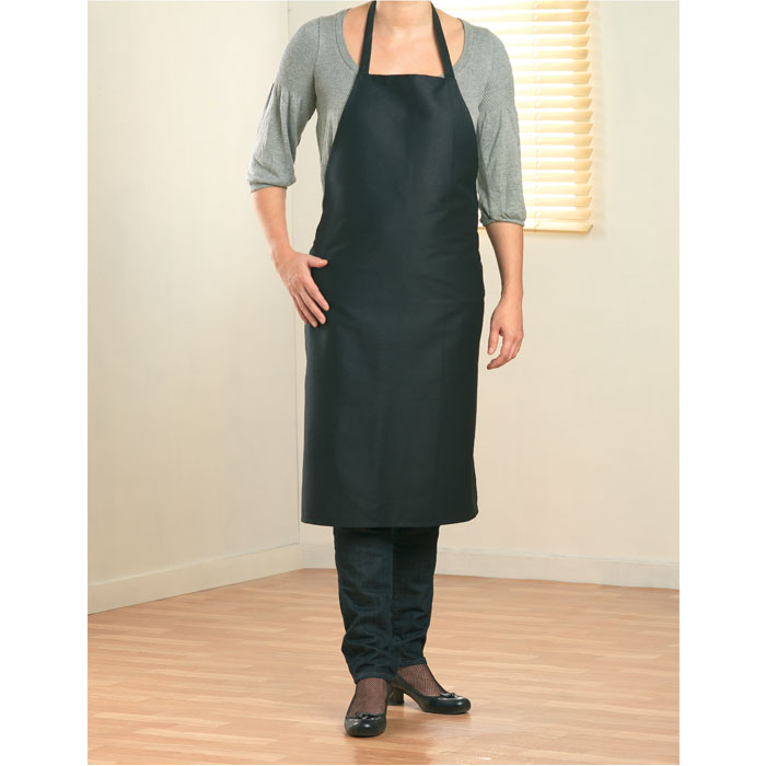 Кухонный фартук из хлопка, черный-11