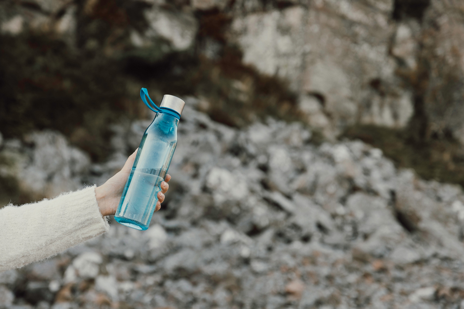 Бутылка для воды VINGA Lean из rPET RCS, 800 мл-5