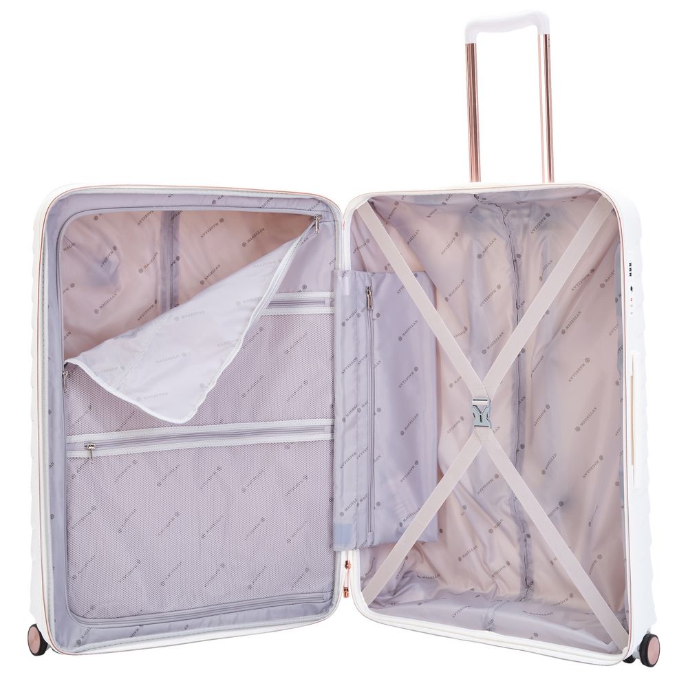 Чемодан Victoria L, белый-5