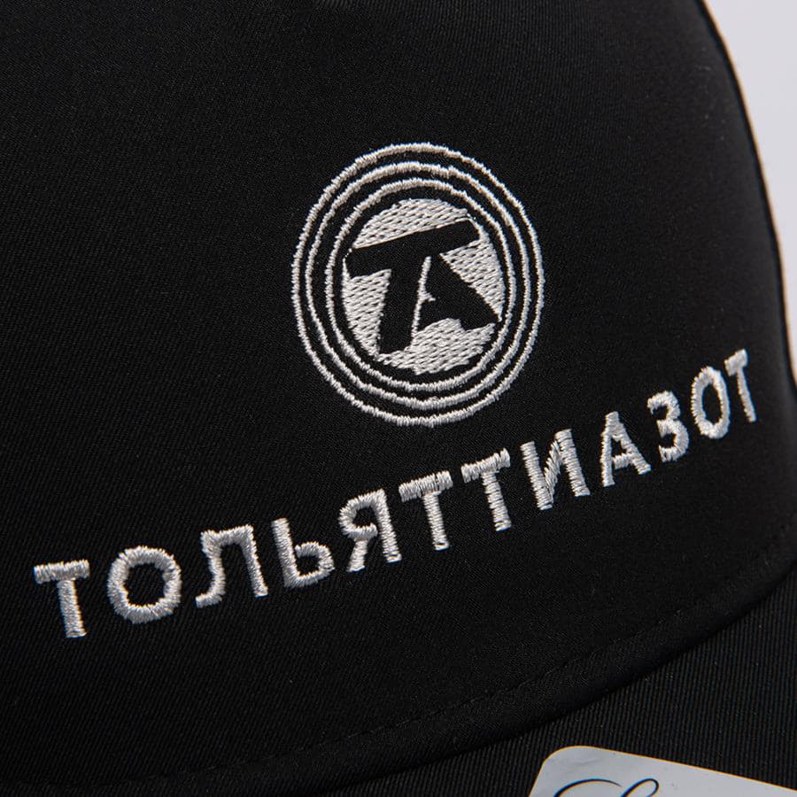 Бейсболка SKYE, 6 клиньев, застежка липучка, черный-5