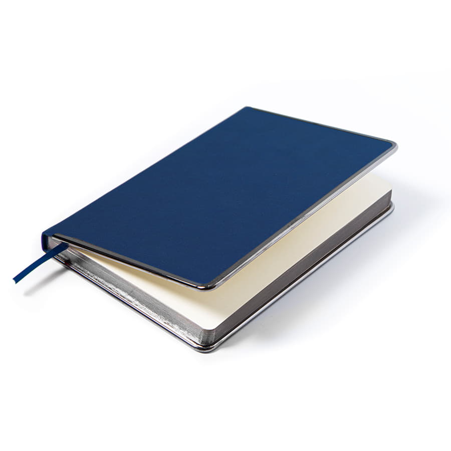 Ежедневник недатированный Montrose, формат А5, в линейку, синий-4