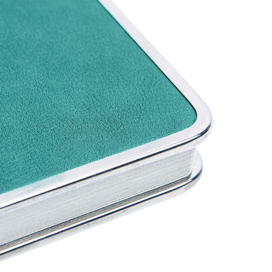 Ежедневник недатированный Montrose, формат А5, в линейку, бирюзовый-7