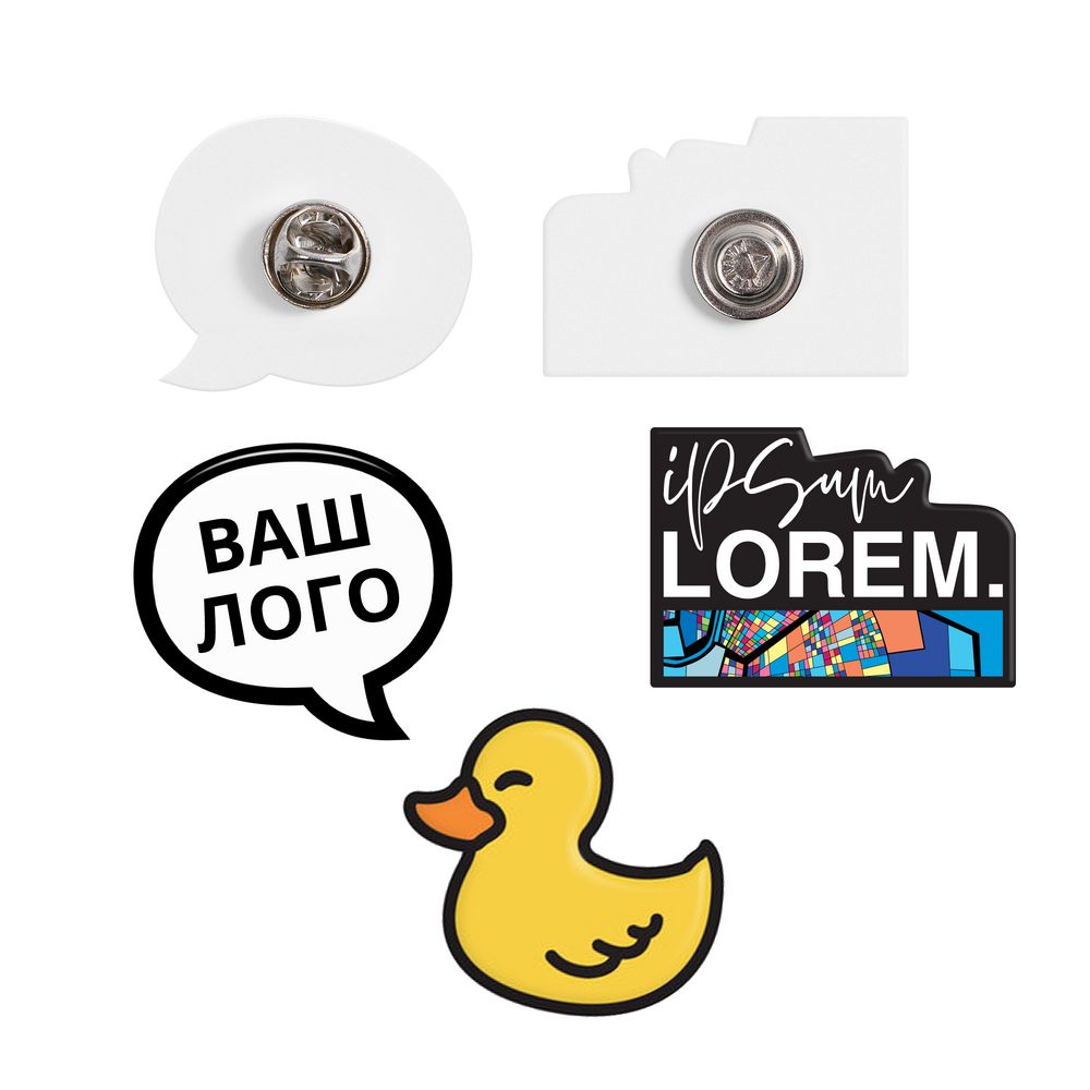 Значок металлический Essence на заказ-0