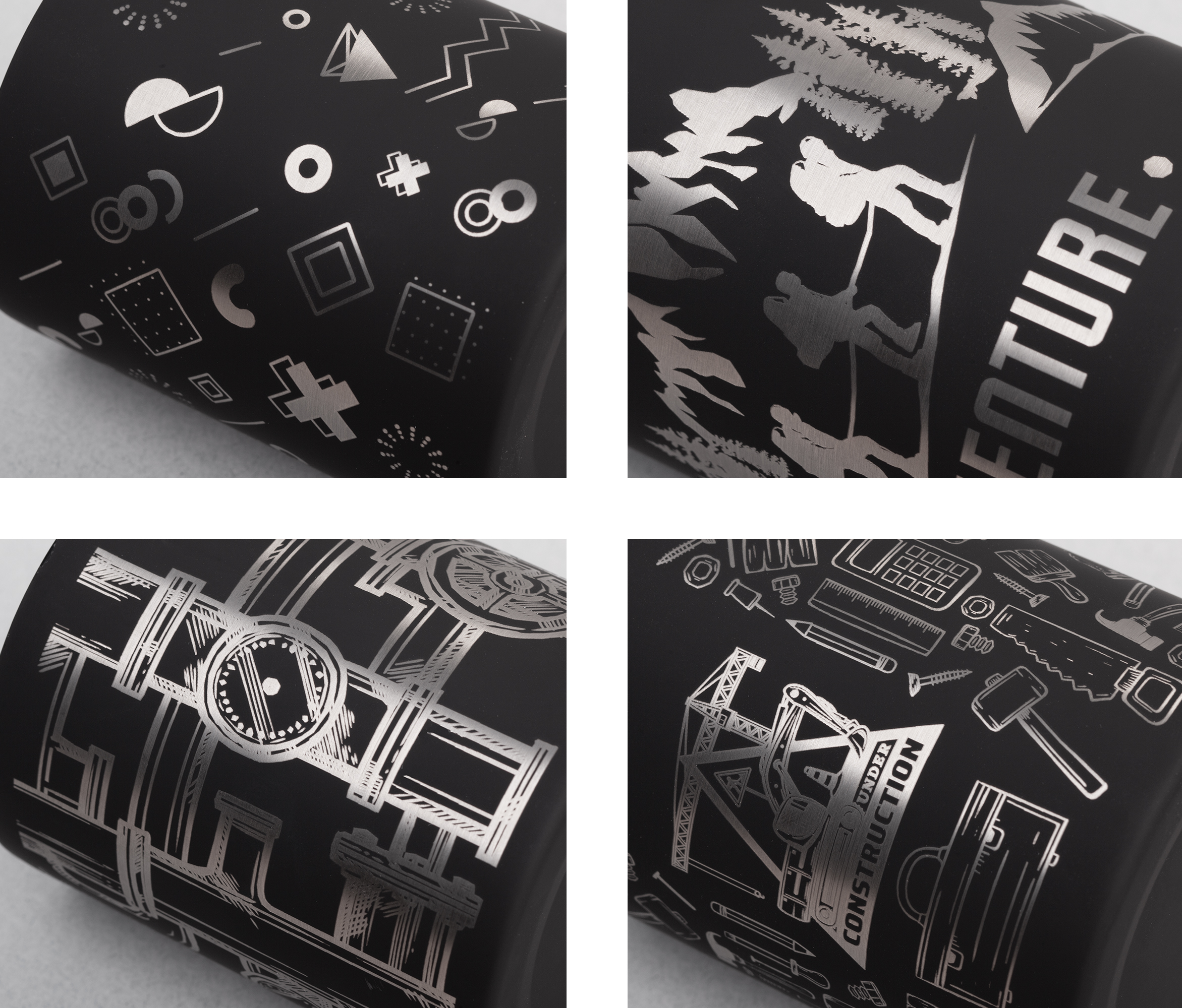 Кружка с карабином "Юта" 300 мл, покрытие soft touch-5