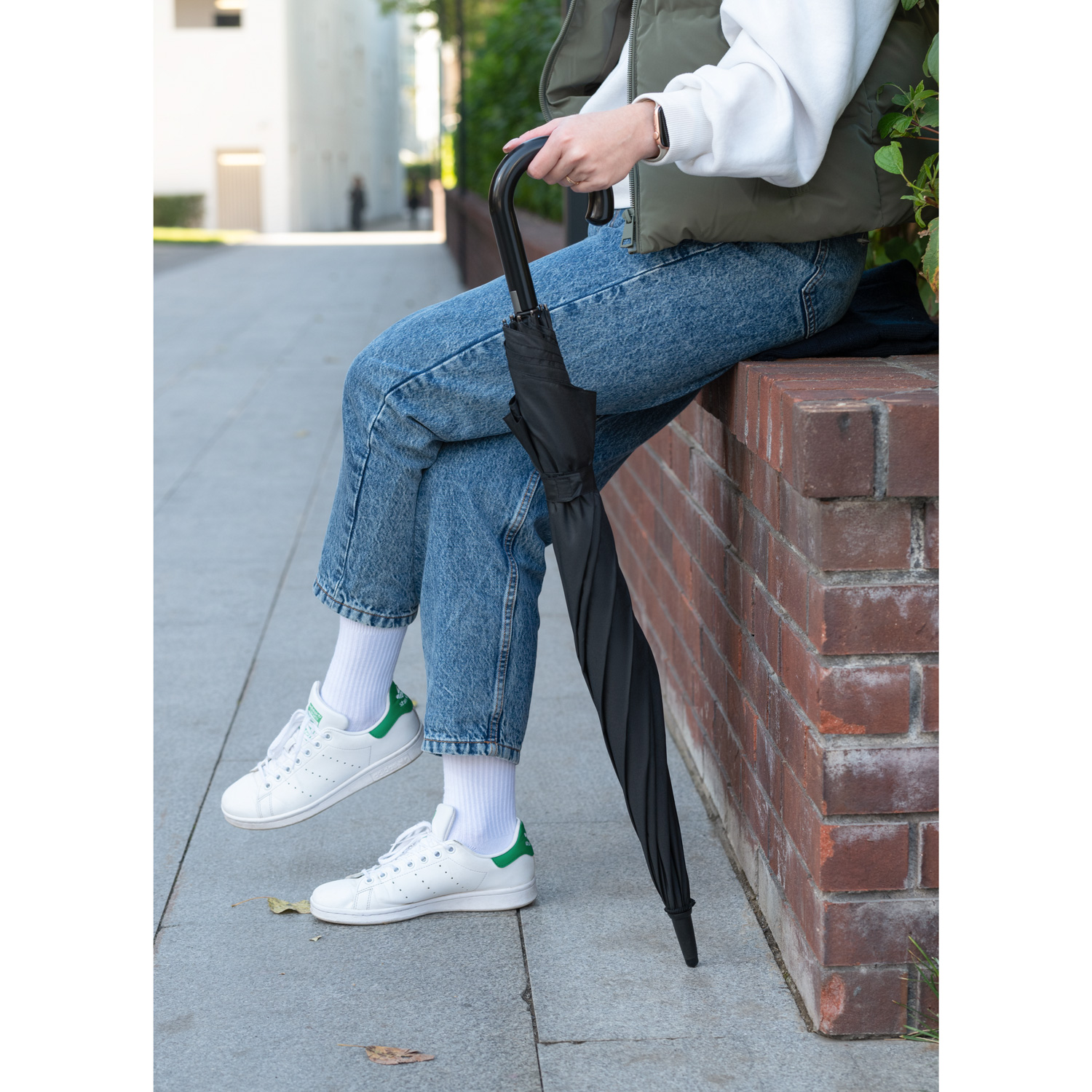 Зонт-трость Dune, черный-8