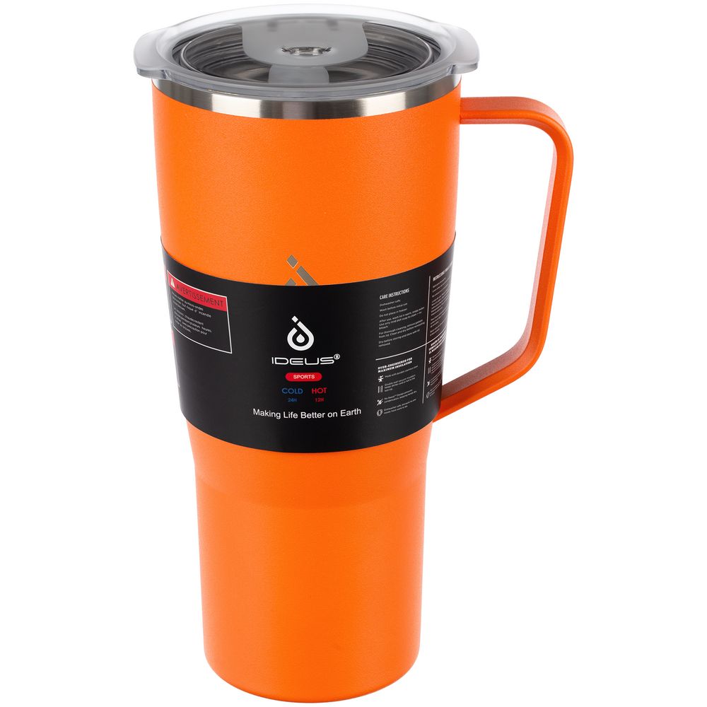 Термостакан Kasumigaoka, оранжевый-4