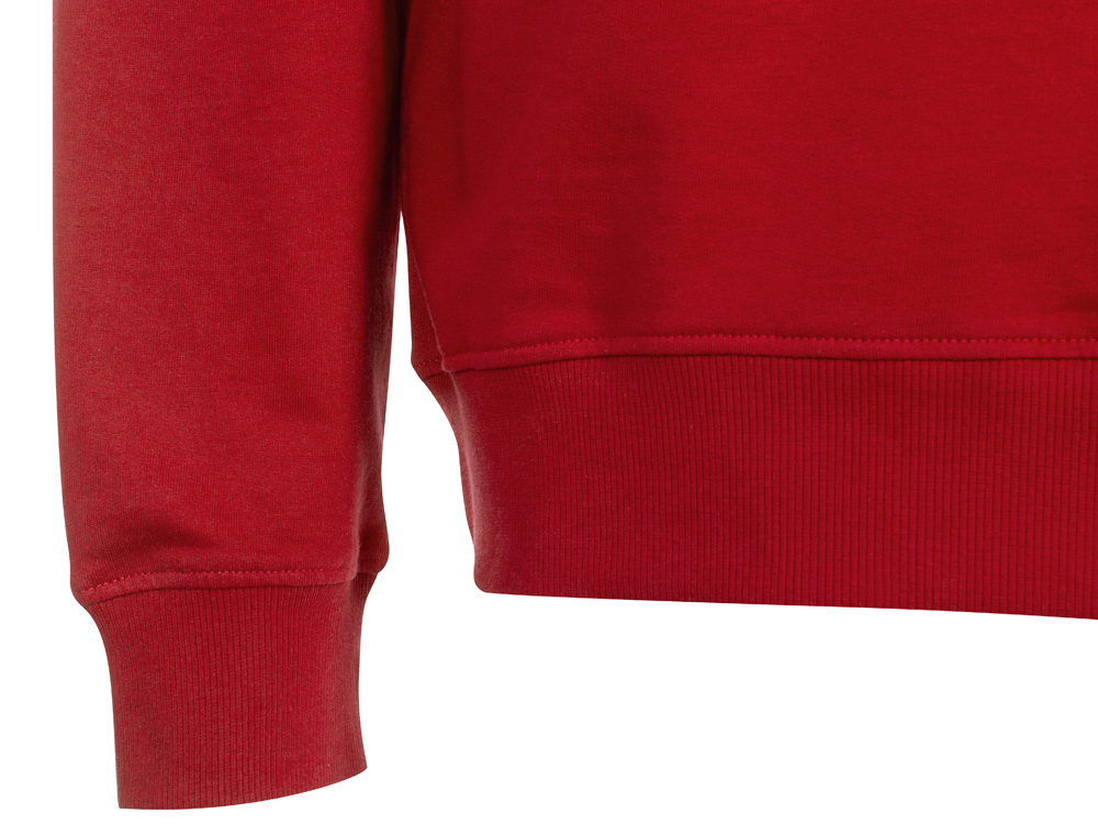 Свитшот Warsaw 220гр, унисекс, красный-11