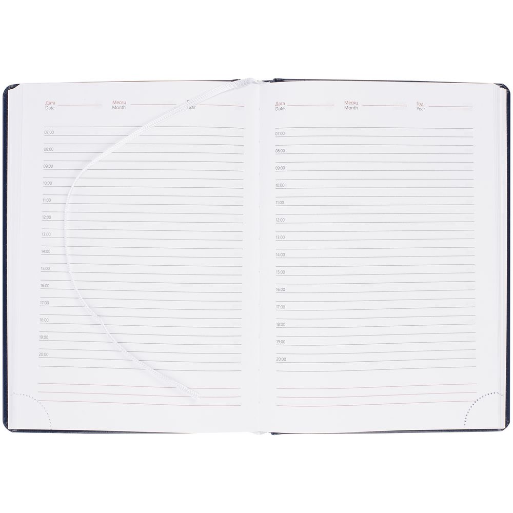Ежедневник Nebraska, недатированный, синий-3