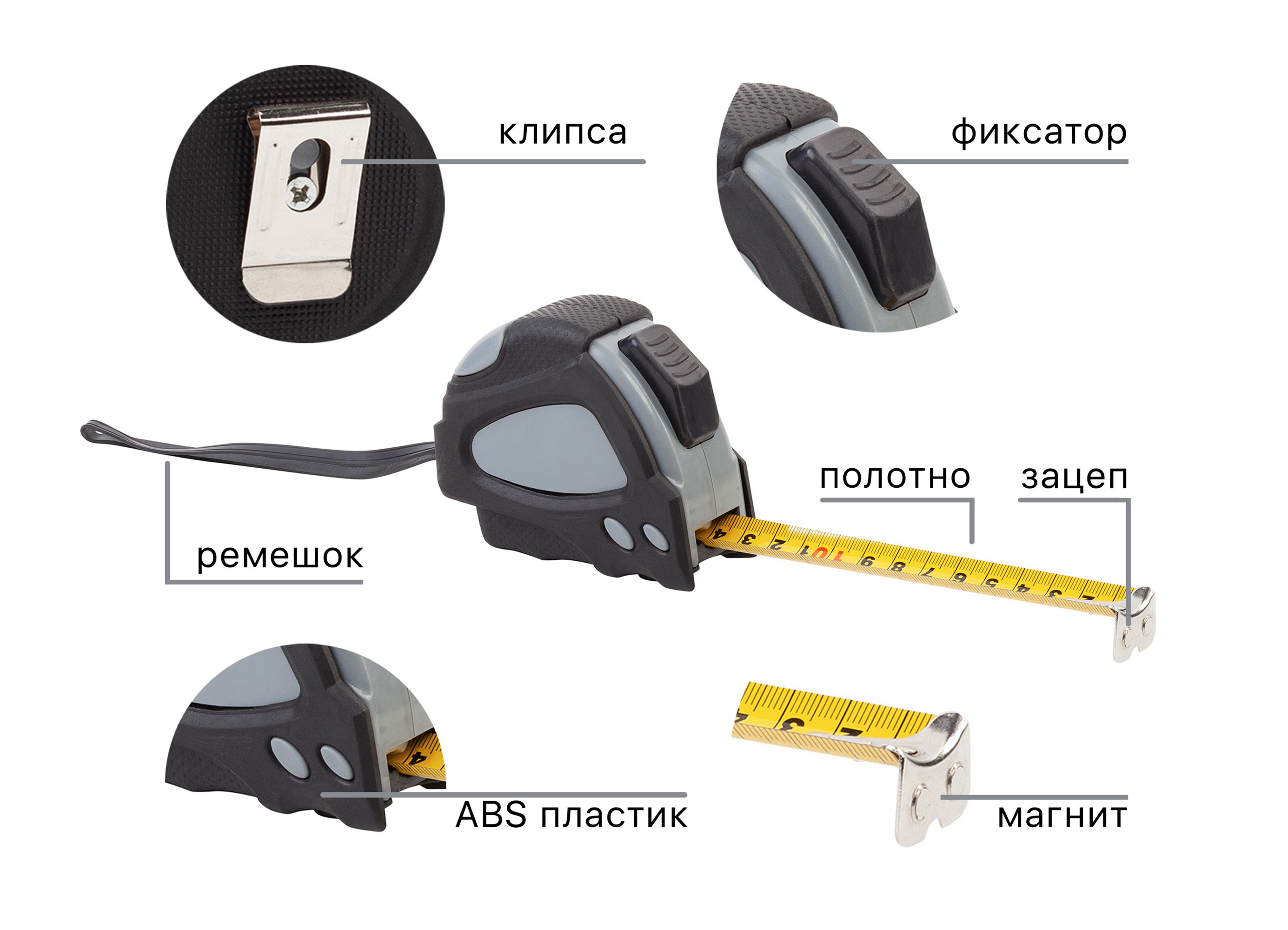 Рулетка "Мастер" 5 м-3