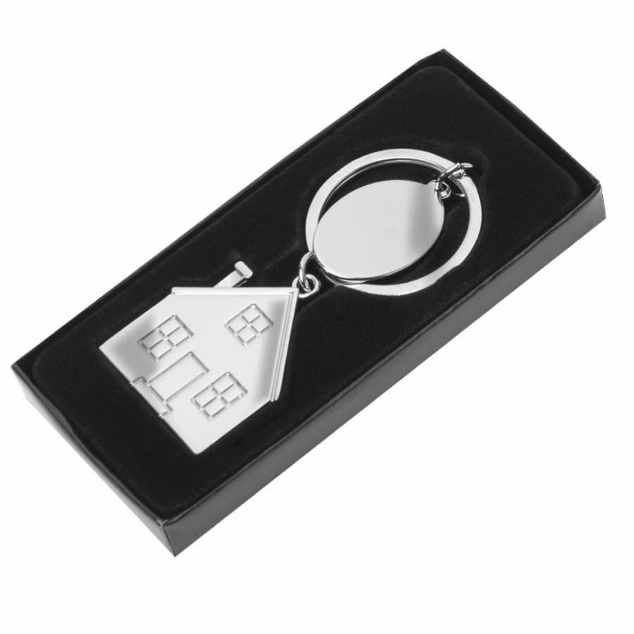 Брелок SILV HOME; 3,97 x 3,3 x 0,3 см; металл, серебристый-2