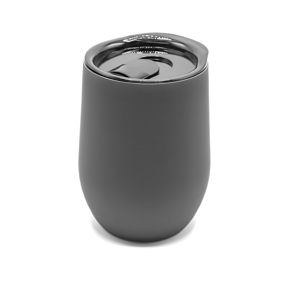 Термокружка с двойной стенкой SOFTO софт-тач, Серый-0