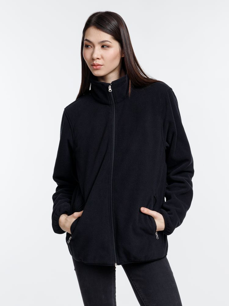 Куртка флисовая унисекс Nesse, черная-4