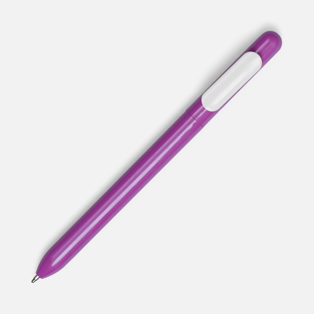 Ручка шариковая Swiper, фиолетовая с белым-1