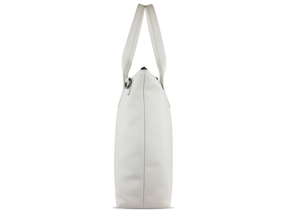 Сумка-шоппер BUGATTI Elsa, белая, воловья кожа/полиэстер, 46х11х31,5 см-3