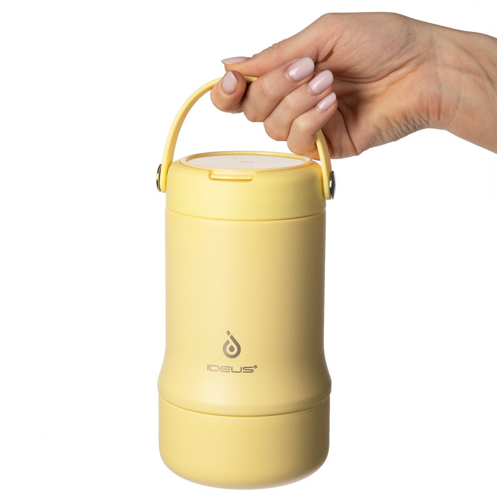 Термос для еды Tabenodo, желтый-5