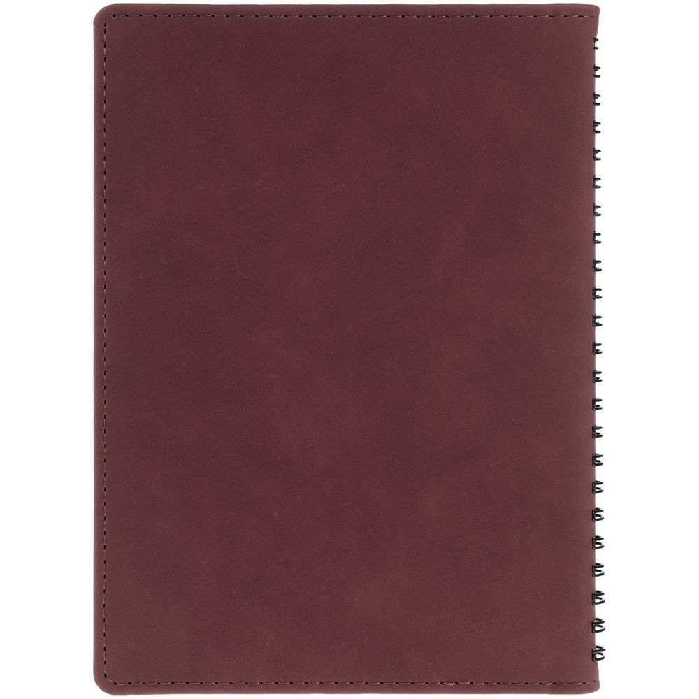 Ежедневник Spring Urban на заказ, недатированный, бордовый-3