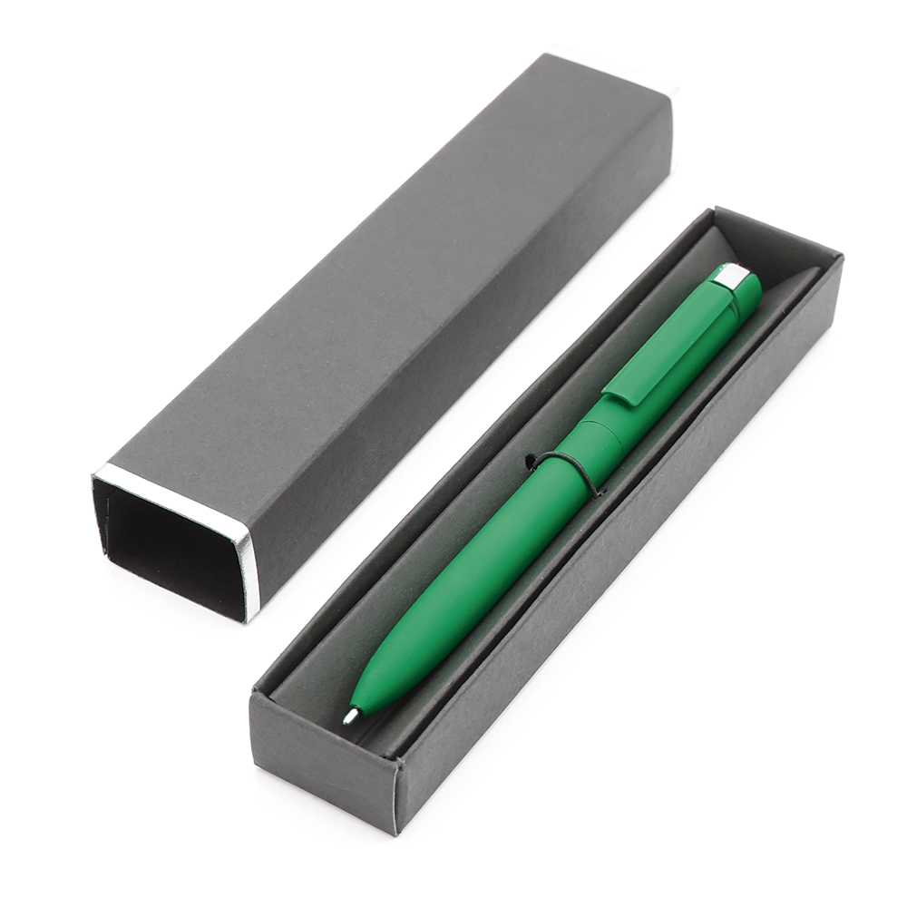 Ручка Espada в коробке Cradle чёрной с серебристым, Темно-зеленый-0