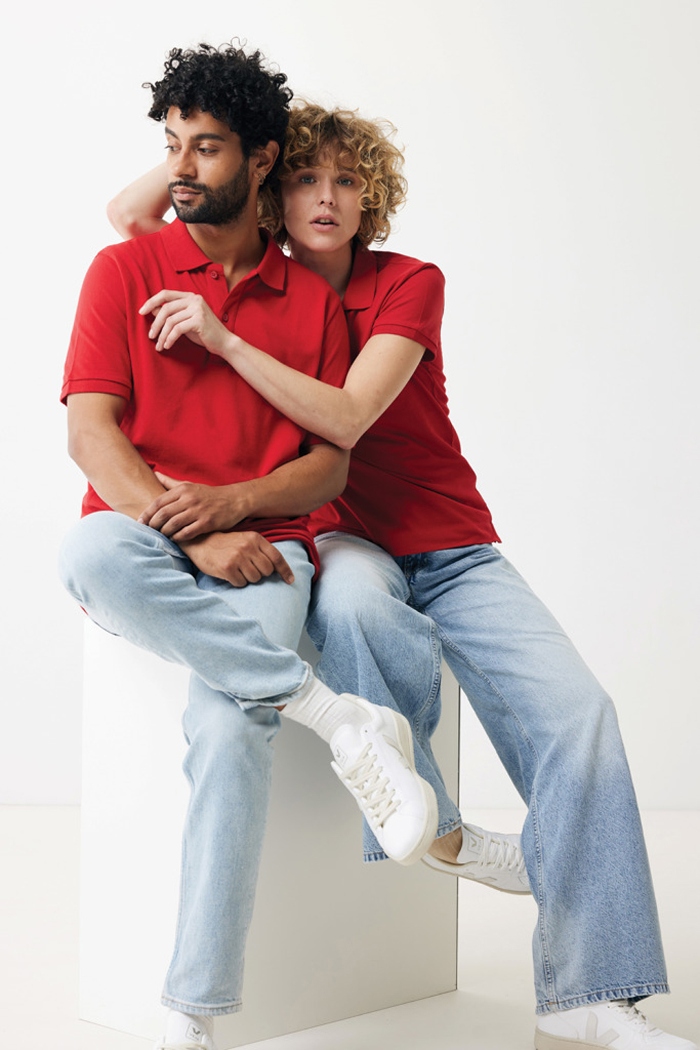 Женская рубашка поло Iqoniq Yosemite из переработанного хлопка-пике, унисекс, 220 г/м²-8