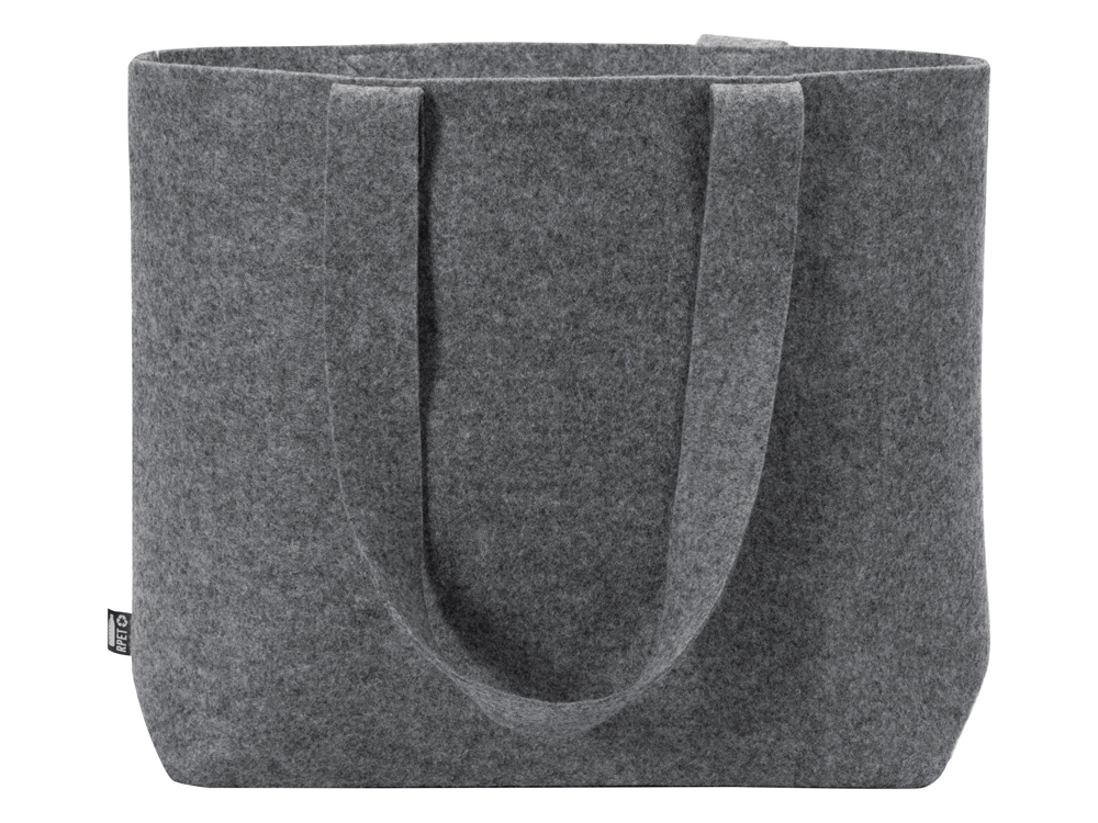 Шоппер фетровый Stratum горизонтальный из переработанного пластика-2