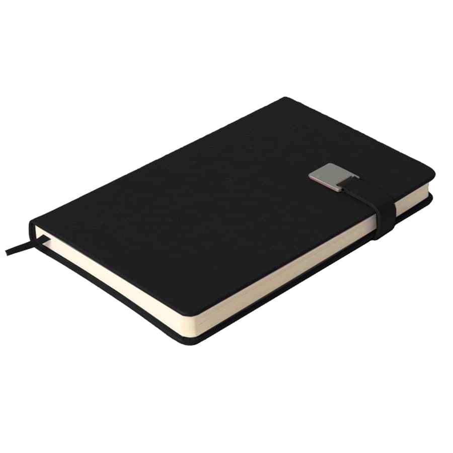 Ежедневник недатированный Spirit , формат А5, в линейку, черный-4