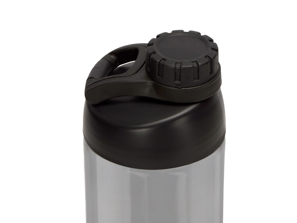 Спортивная бутылка для воды с держателем Biggy, 1000 мл, черный-2
