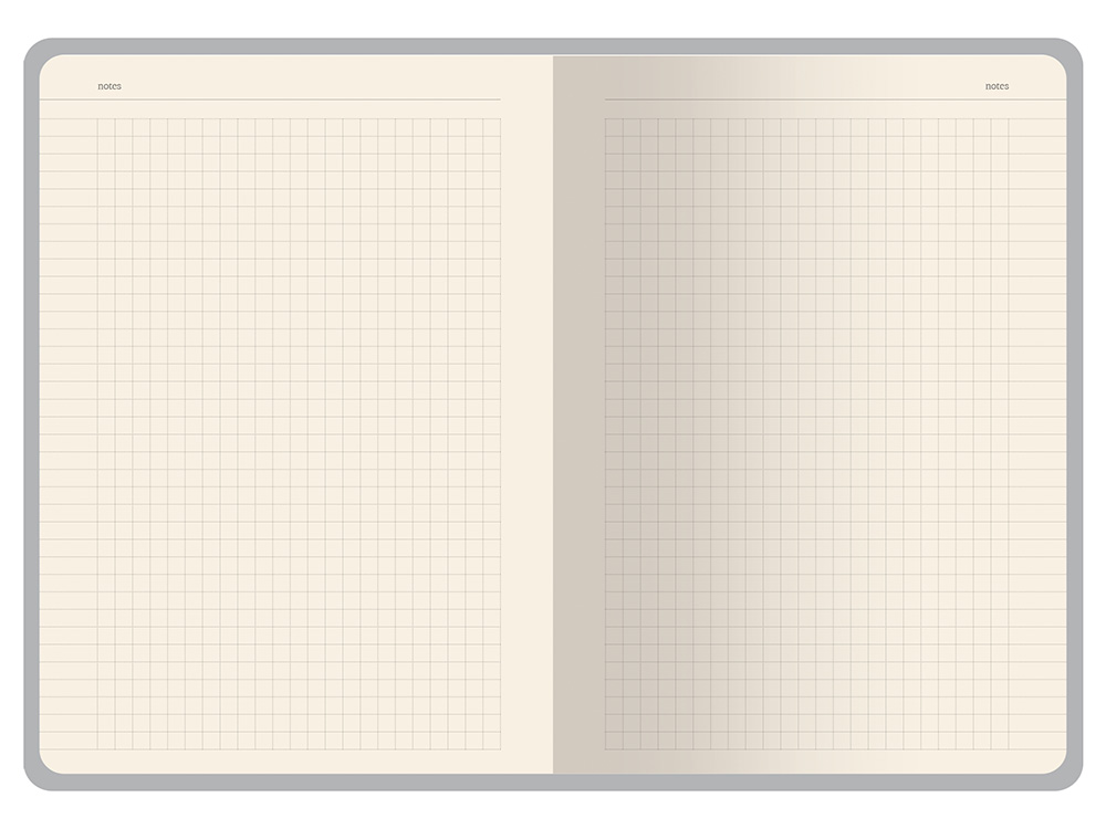 Бизнес-тетрадь А5 Pragmatic Contrast, 40 листов в клетку, оранжевый с темно-серым срезом-3