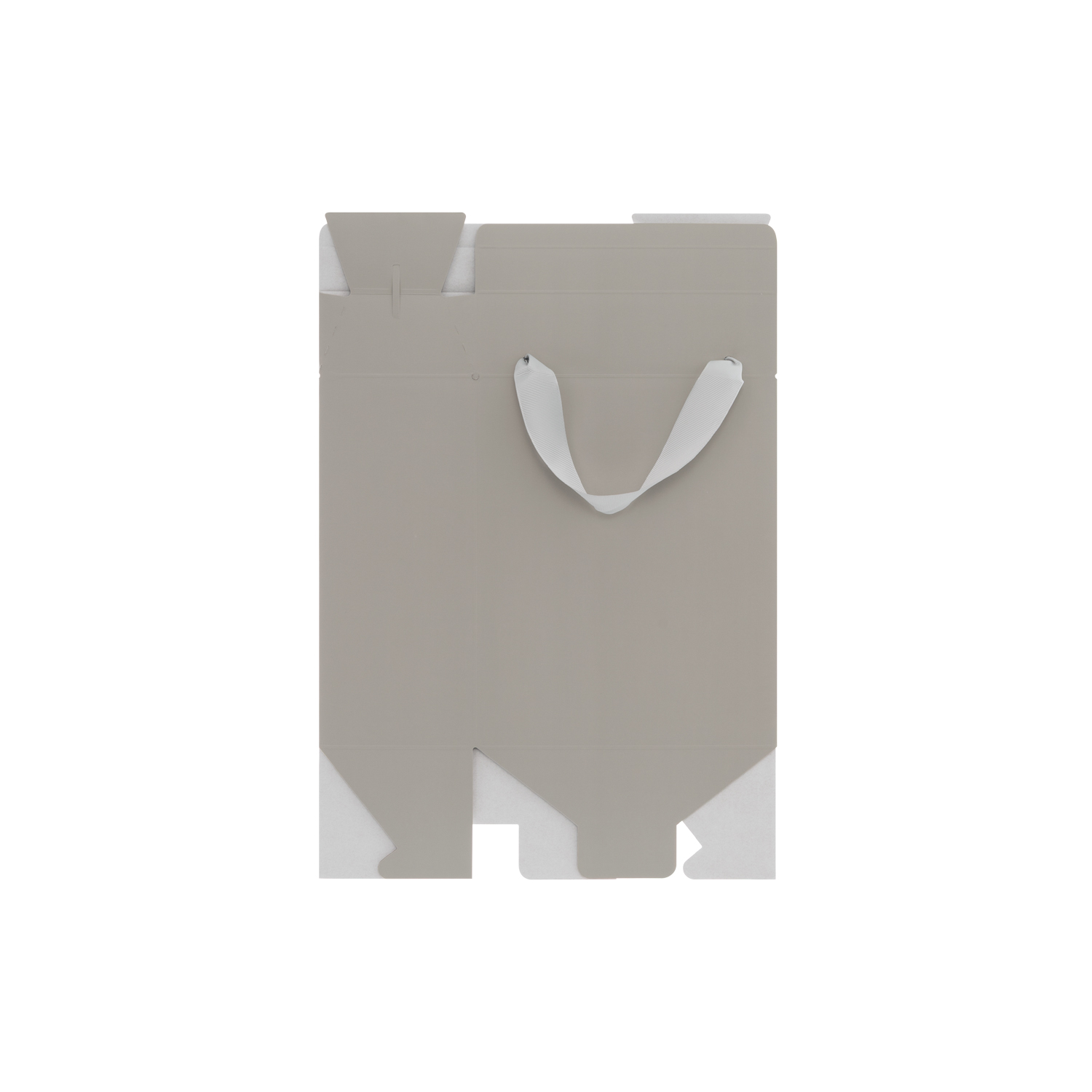 Подарочная коробка-пакет универсальная малая, серая-2