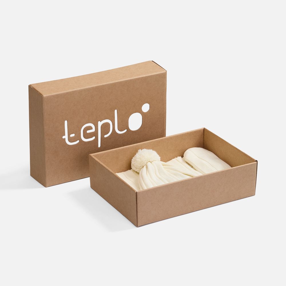 Набор Knit Beat, белый (молочный)-0