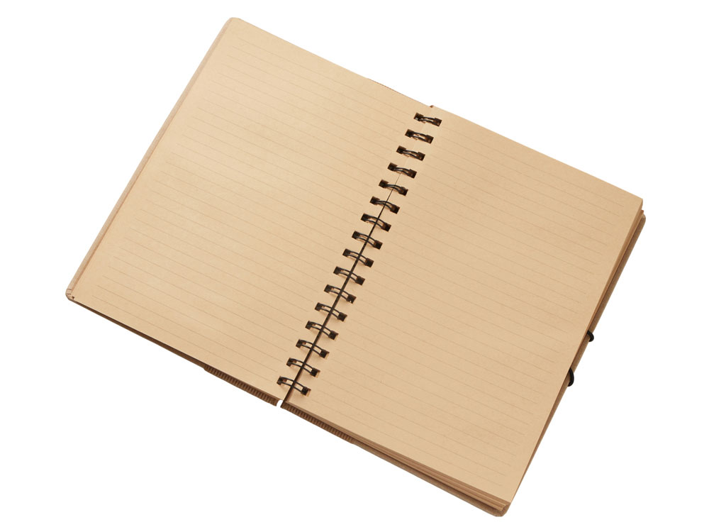 Крафтовый блокнот А5 в твердой обложке Saharan Cypress, 80 листов 70 гр/м2 бумаги, натуральный-4