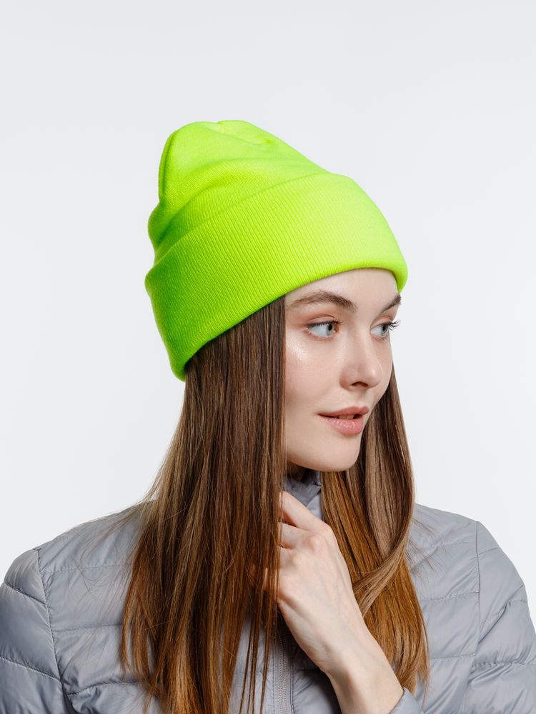 Шапка Urban Flow, салатовый неон-4