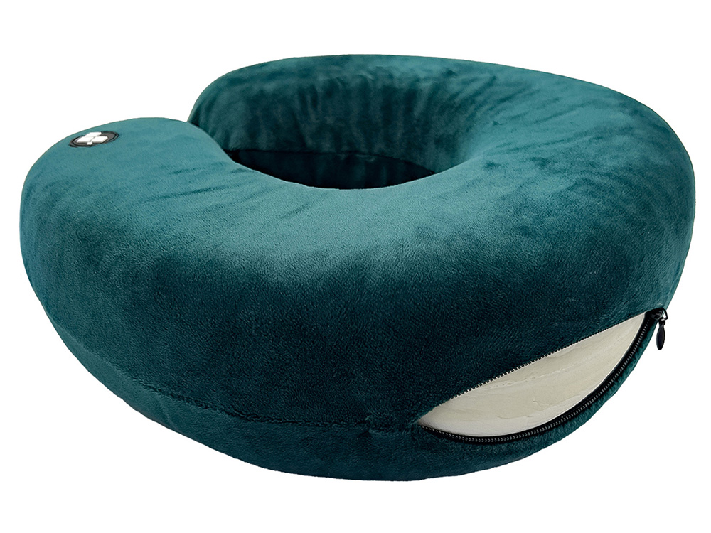 Подушка для путешествий с эффектом памяти Мемо Drowsy Emerald-5