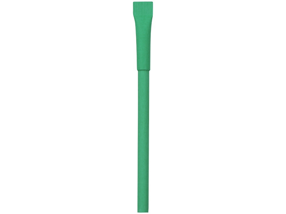 Ручка картонная с колпачком Recycled, нефритовый-2