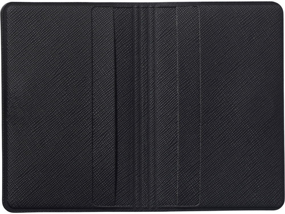 Футляр-книжка на 4-е карты с RFID Favor, черный-2