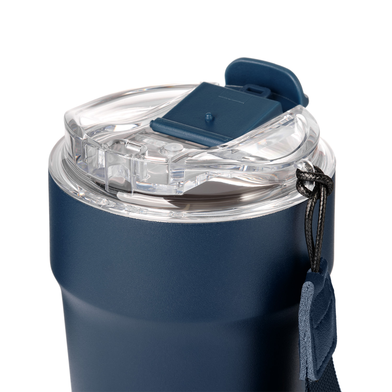 Термокружка вакуумная Monaco, синяя-6