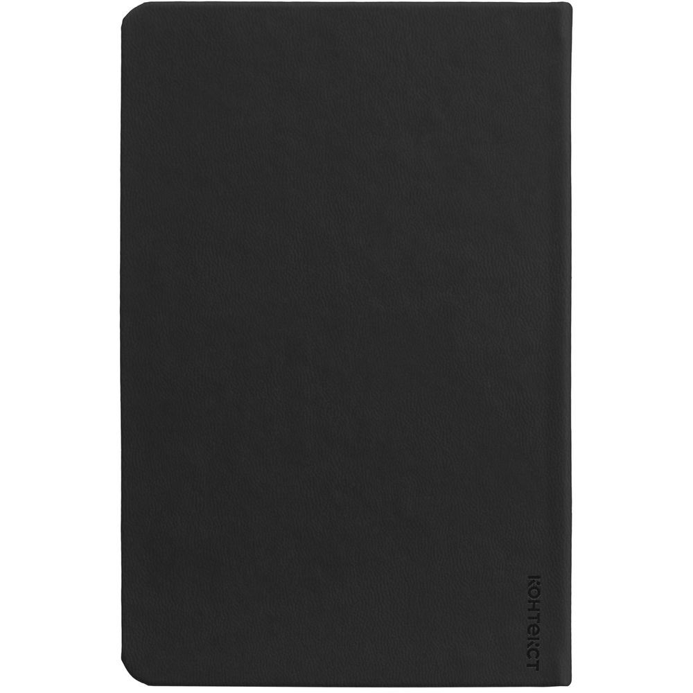 Блокнот Cluster Mini в клетку, черный-1