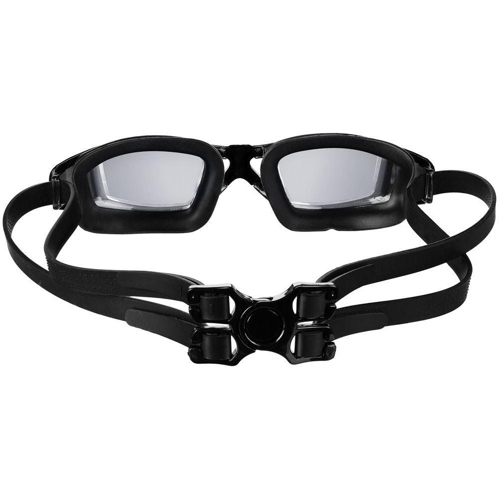 Очки для плавания зеркальные Underwater, черные-3