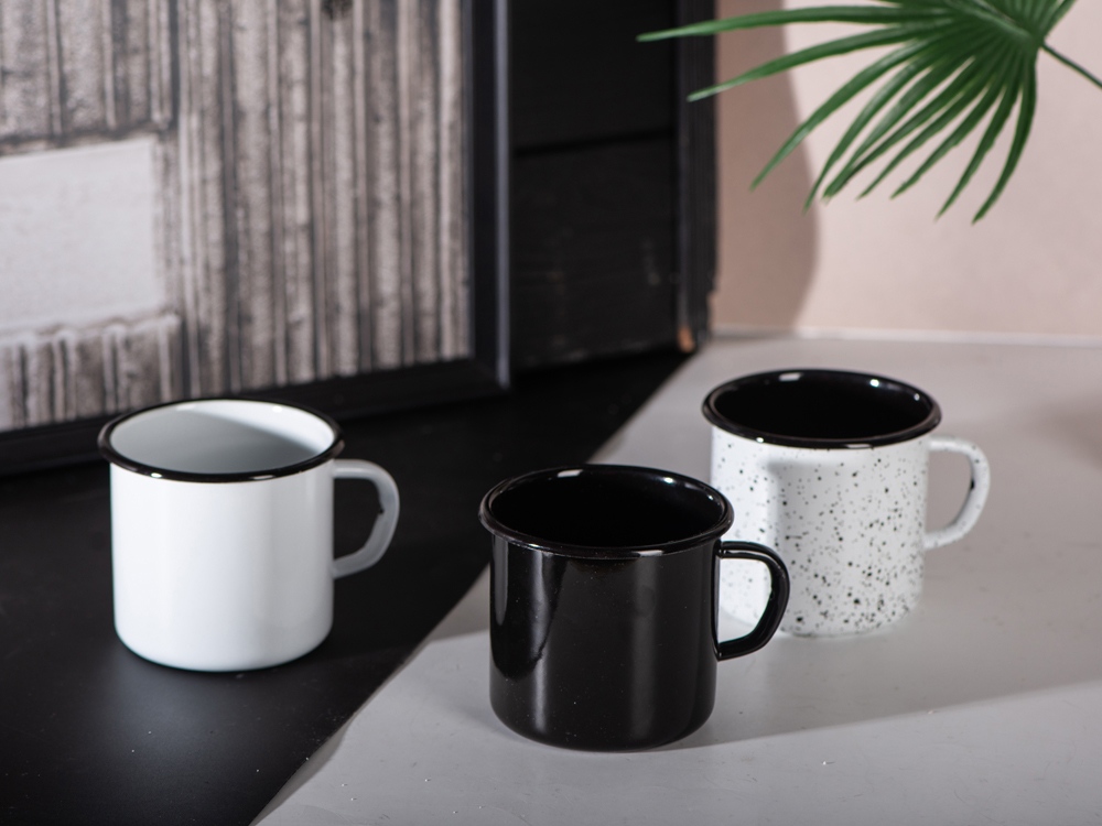 Кружка эмалированная в коробке, всплеск-6