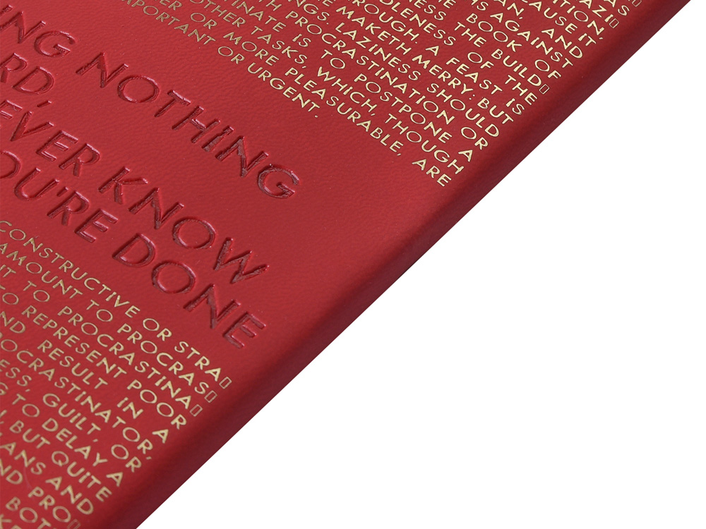 Ежедневник недатированный А5 Bilbao, красный-3