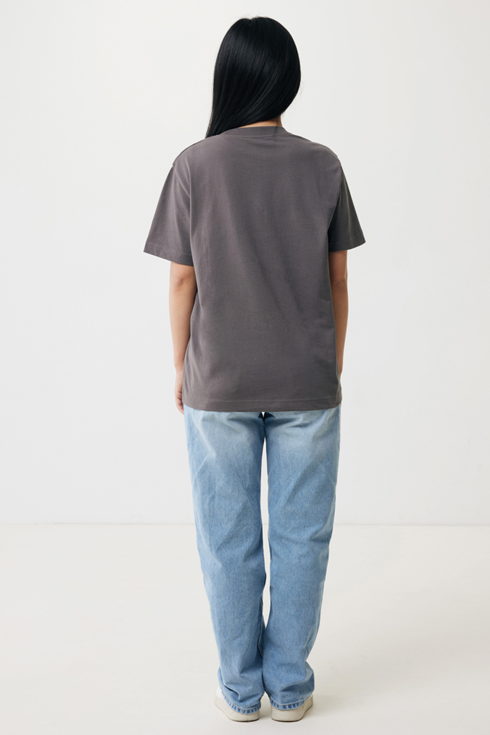 Футболка Iqoniq Kakadu из переработанного хлопка, свободный крой, унисекс, 180 г/м²-8